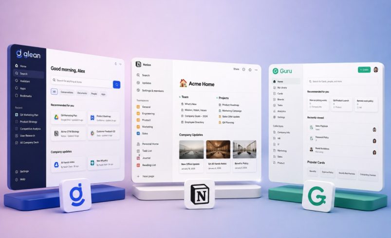 Glean vs Notion vs Guru: The Best AI-Powered Knowledge Management Tools