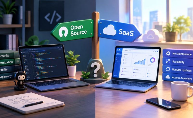 Open Source vs SaaS, When Should You Choose Open Source Software?